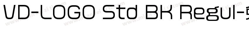 VD-LOGO Std BK Regul字体转换